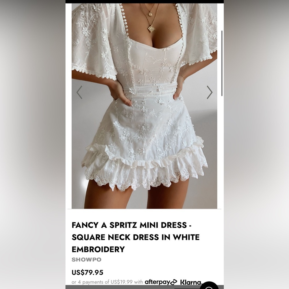 Showpo. Fancy A Spritz Mini Dress